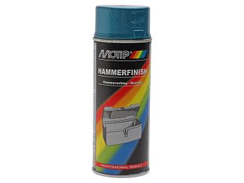 Spray paint - MoTip Hammer lacquer blue, 400ml